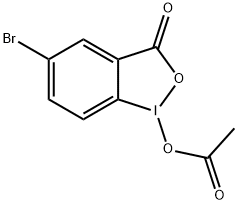 1-Acetoxy-5-broMo-1,2-benziodoxol-3(1H)-one Struktur