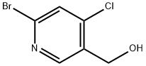 (6-broMo-4-chloropyridin-3-yl)Methanol Struktur