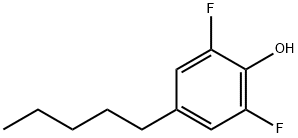 2,6-difluoro-4-pentylphenol Struktur