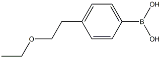 4-(2-ethoxyethyl)phenylboronic acid Struktur