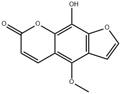 9-HYDROXY-4-METHOXY-PSORALEN Structure