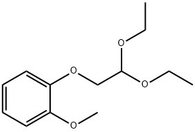 1-(2,2-Diethoxy-ethoxy)-2-Methoxy-benzene Struktur