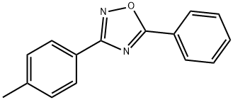 3-(4-Methylphenyl)-5-phenyl-1,2,4-oxadiazole, 97% Struktur