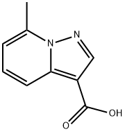 7-Methylpyrazolo[1,5-a]pyridine-3-carboxylic acid Struktur