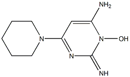 6-氨基-2-亞氨基-4-(哌啶-1-基)嘧啶-1(2H)-醇 結(jié)構(gòu)式