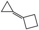 cyclopropylidenecyclobutane Struktur