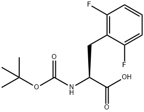 N-Boc-2,6-difluoro-L-phenylalanine Struktur