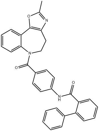 N-(4-(2-Methyl-5,6-dihydro-4H-benzo[b]oxazolo[5,4-d]azepine-6-carbonyl)phenyl)-[1,1'-biphenyl]-2-carboxaMide