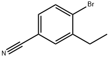 4-broMo-3-ethyl-Benzonitrile Struktur