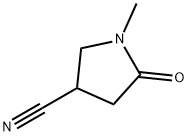 3-Pyrrolidinecarbonitrile,1-methyl-5-oxo-(9CI) Struktur