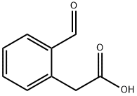 Benzeneacetic acid, 2-forMyl- Struktur