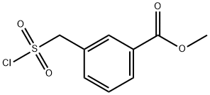 methyl 3-[(chlorosulfonyl)methyl]benzoate Struktur