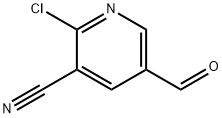 2-Chloro-5-forMyl-nicotinonitrile Struktur