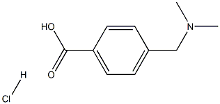 4-[(DiMethylaMino)Methyl]-benzoic acid HCl Structure