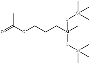 3-(3-ACETOXYPROPYL)HEPTAMETHYLTRISILOXANE Structure