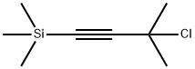 Silane, (3-chloro-3-Methyl-1-butyn-1-yl)triMethyl- Struktur