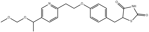 5-(4-(2-(5-(1-(MethoxyMethoxy)ethyl)pyridin-2-yl)ethoxy)benzyl)thiazolidine-2,4-dione