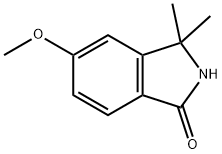 5-Methoxy-3,3-diMethylisoindolin-1-one Struktur