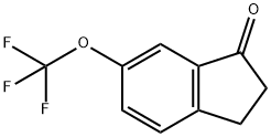 2,3-Dihydro-6-(trifluoroMethoxy)-1H-inden-1-one Struktur