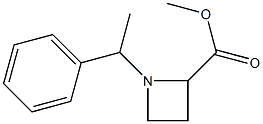 Methyl 1-(1-phenylethyl)azetidine-2-carboxylate Struktur