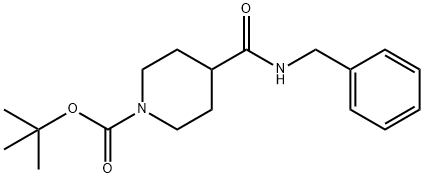 N-Benzyl 1-BOC-piperidine-4-carboxaMide Struktur