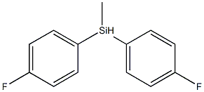 Bis(p-fluorophenyl)Methylsilane Struktur