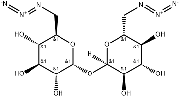 6-Azido-6-deoxy-alpha-D-glucopyranosyl 6-azido-6-deoxy-alpha-D-glucopyranoside Struktur