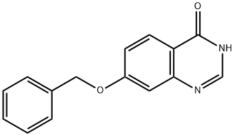 7-benzyloxy-3,4-dihydroquinazolin-4-one Struktur