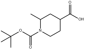 1-Boc-2-Methylpiperidine-4-carboxylic Acid Structure