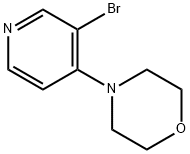 4-(3-broMopyridin-4-yl)Morpholine Struktur