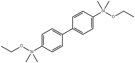 4,4'-BIS(DIMETHYLETHOXYSILYL)BIPHENYL Structure