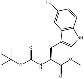 N-Boc-5-hydroxytryptophan Methyl Ester Struktur