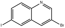 3-broMo-6-iodoquinoline Structure