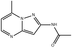 N-(7-Methylpyrazolo[1,5-a]pyrimidin-2-yl)acetamide Struktur