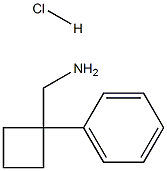 (1-Phenylcyclobutyl)MethylaMine HCl Struktur