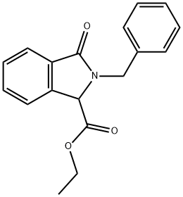 Ethyl 2-benzyl-3-oxoisoindoline-1-carboxylate Struktur