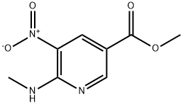 Methyl 6-(MethylaMino)-5-nitronicotinate Struktur