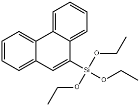 9-PHENANTHRENYLTRIETHOXYSILANE Struktur