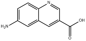 3-Quinolinecarboxylicacid,6-amino-(8CI) Struktur