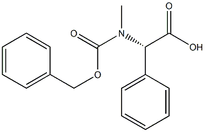 N-Cbz-(S)-a-(MethylaMino)-benzeneacetic acid Struktur