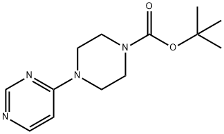 tert-Butyl 4-(pyriMidin-4-yl)piperazine-1-carboxylate Structure