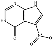 5-nitro-7h-pyrrolo[2,3-d]pyriMidin-4-ol Struktur