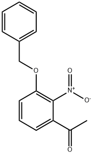 1-[2-Nitro-3-(phenylMethoxy)phenyl]ethanone Struktur