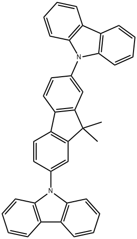 DMFL-CBP 2,7-Bis(carbazol-9-yl)-9,9-dimethylfluorene Struktur