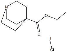 Ethyl quinuclidine-4-carboxylate hydrochloride Struktur