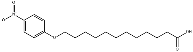 12-(para-nitrophenoxy)dodecanoic acid Struktur