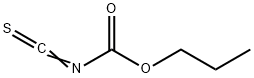 O-propyl carbonisothiocyanatidate Struktur