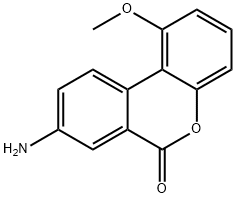 1-Methoxy-8-aMino-6H-dibenzo[b,d]pyran-6-one Struktur