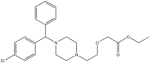 Cetirizine Ethyl Ester (USP RC A) Struktur