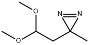 3-(2,2-Dimethoxyethyl)-3-methyl-3H-diazirine Struktur